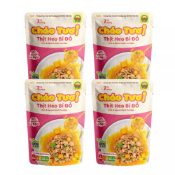 Combo 4 Cháo tươi Cây Thị thịt heo gói 240g (4 Gói)