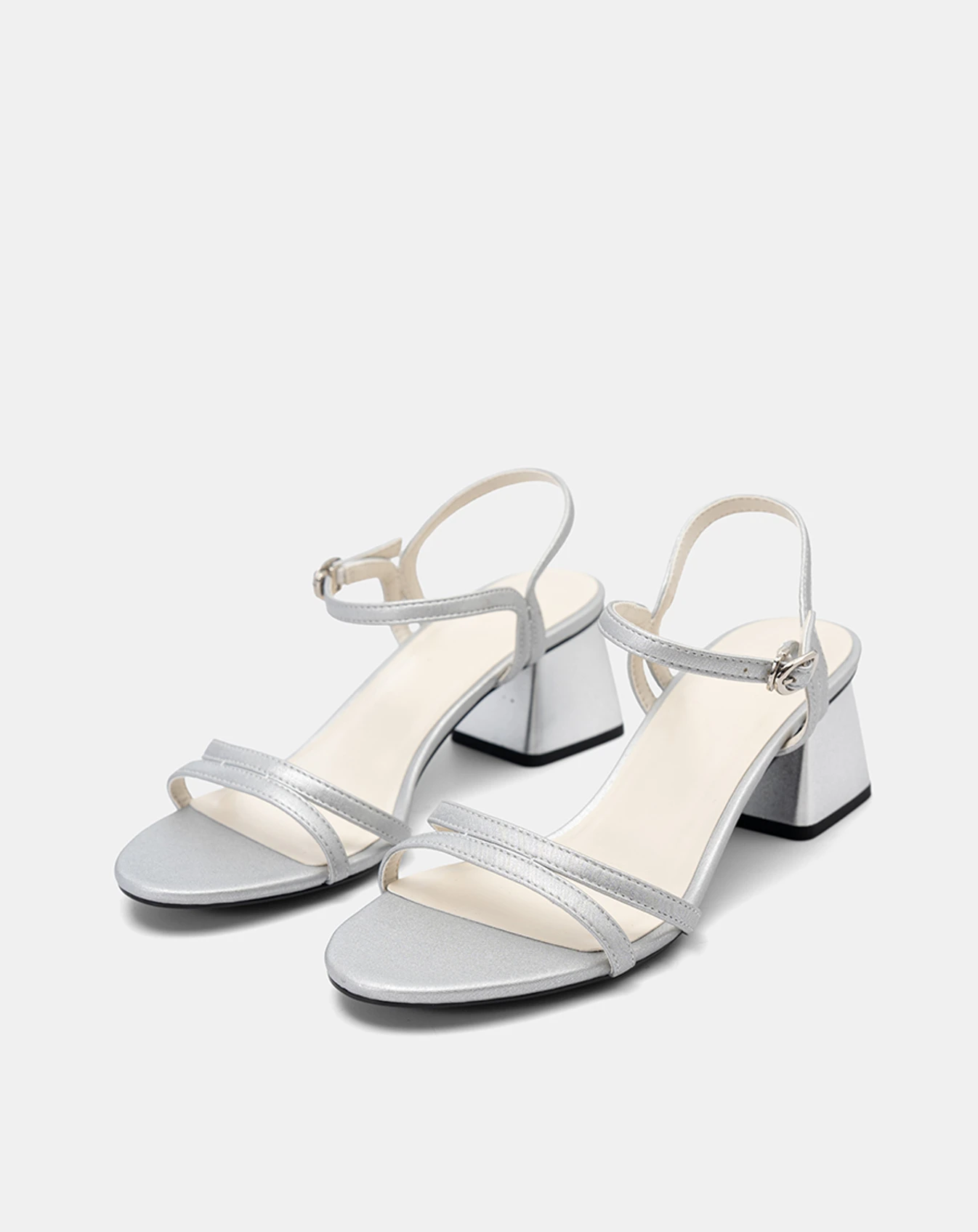 Giày Sandal Gót Hình Thang Quai Kiểu - Image 3