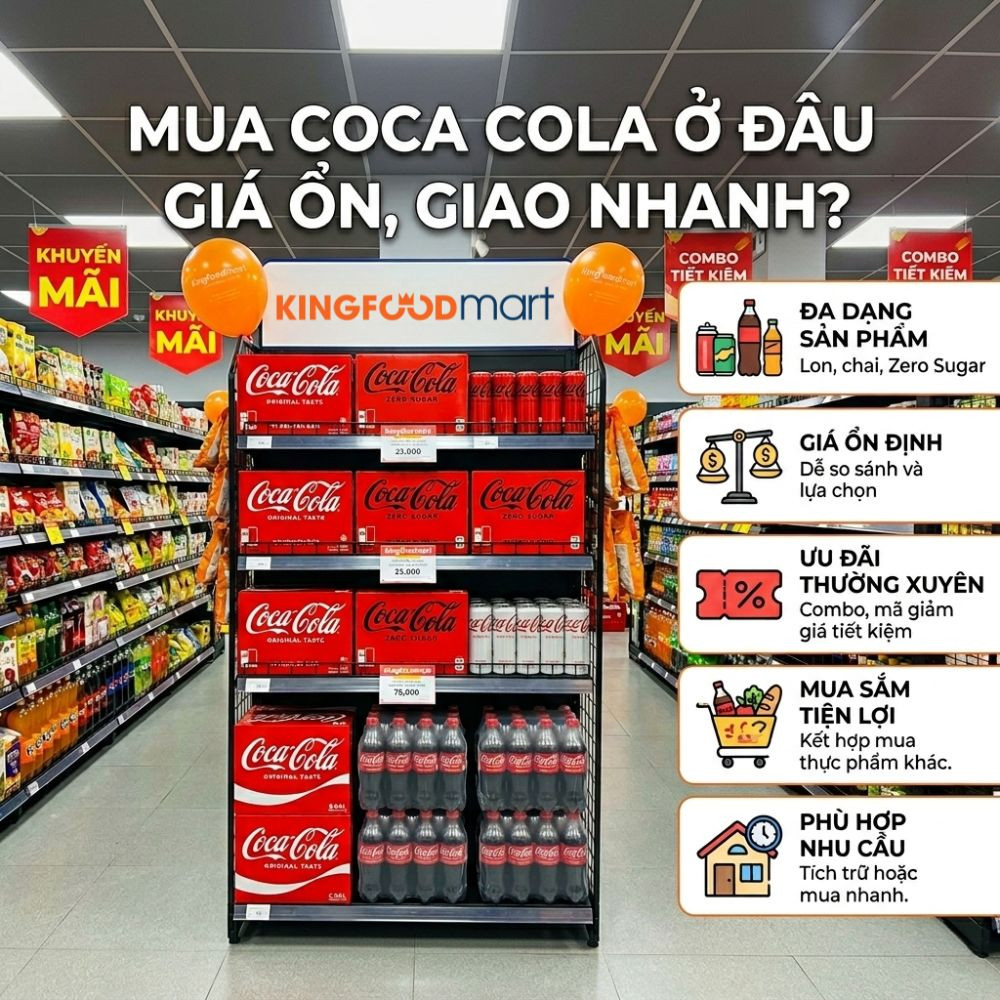 Giá thùng Coca Cola hiện nay bao nhiêu