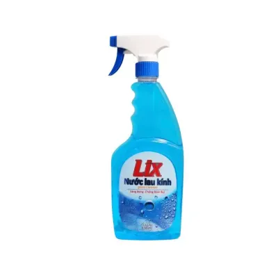 Xịt lau kính Lix chai 650ml