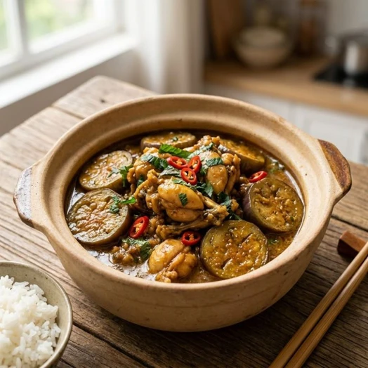 Ếch om cà bát mềm thơm, đậm vị dân dã