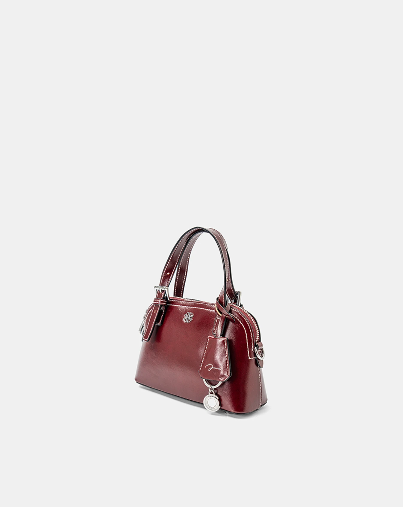 Túi Xách Nhỏ Top Handle Phối Charm - Image 6