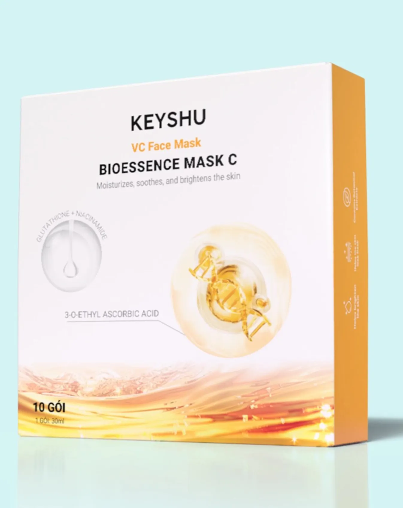 Mặt Nạ Keyshu Vitamin C Bioessence Mask C Botanic Fiber 30ml - Image 2