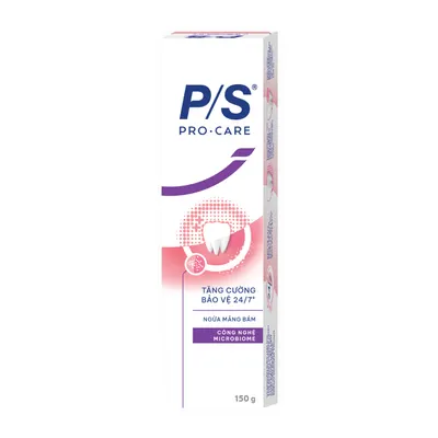 Kem đánh răng P/S Procare ngừa mảng bám tuýp 150g