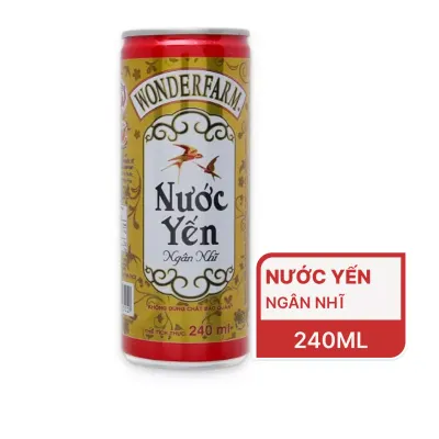 Nước yến ngân nhĩ Wonderfarm lon 240ml