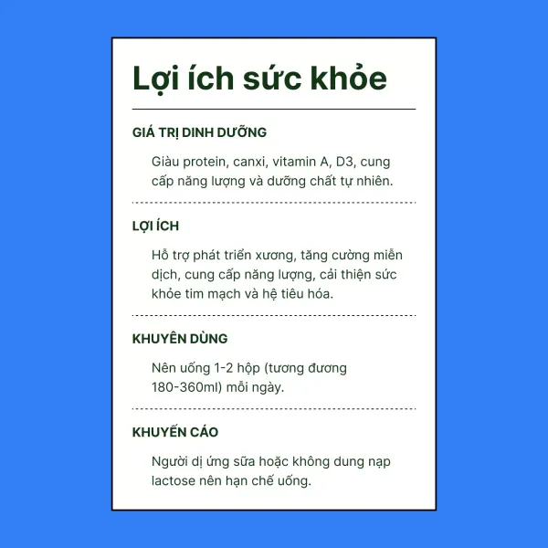 Sữa tươi thanh trùng Đà Lạt Milk hộp 180ml