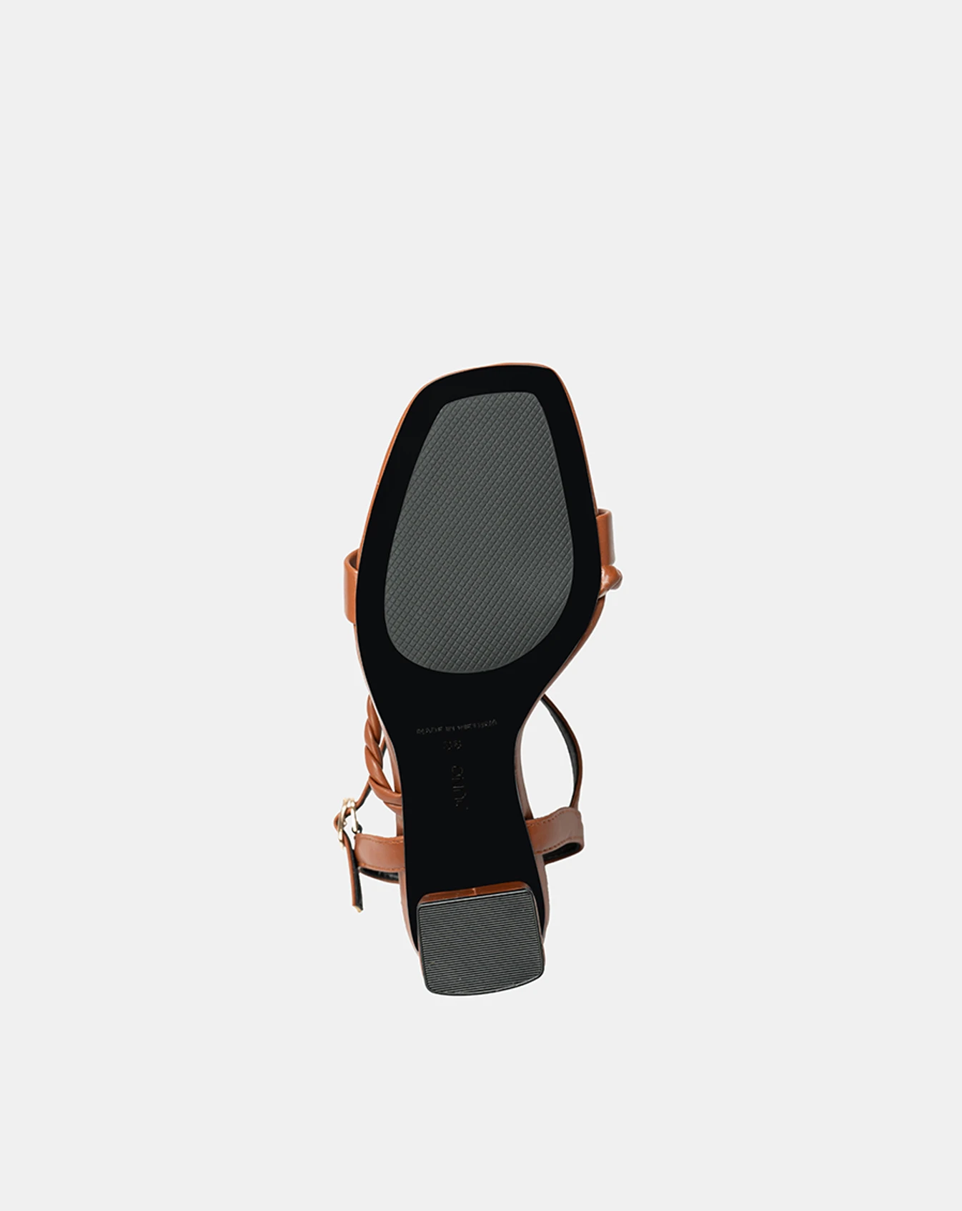 Giày Sandal Gót Cao Phối Quai Xoắn - Image 8