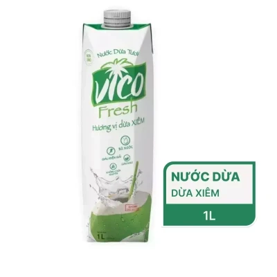 Nước dừa xiêm Vico Fresh hộp 330ml