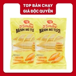Combo 2 gói bánh mì tươi đông lạnh O'Smiles 350g