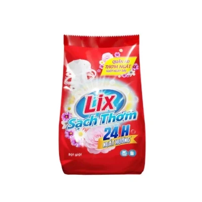 Bột giặt sạch thơm 24h ngát hương Lix túi 5.5kg