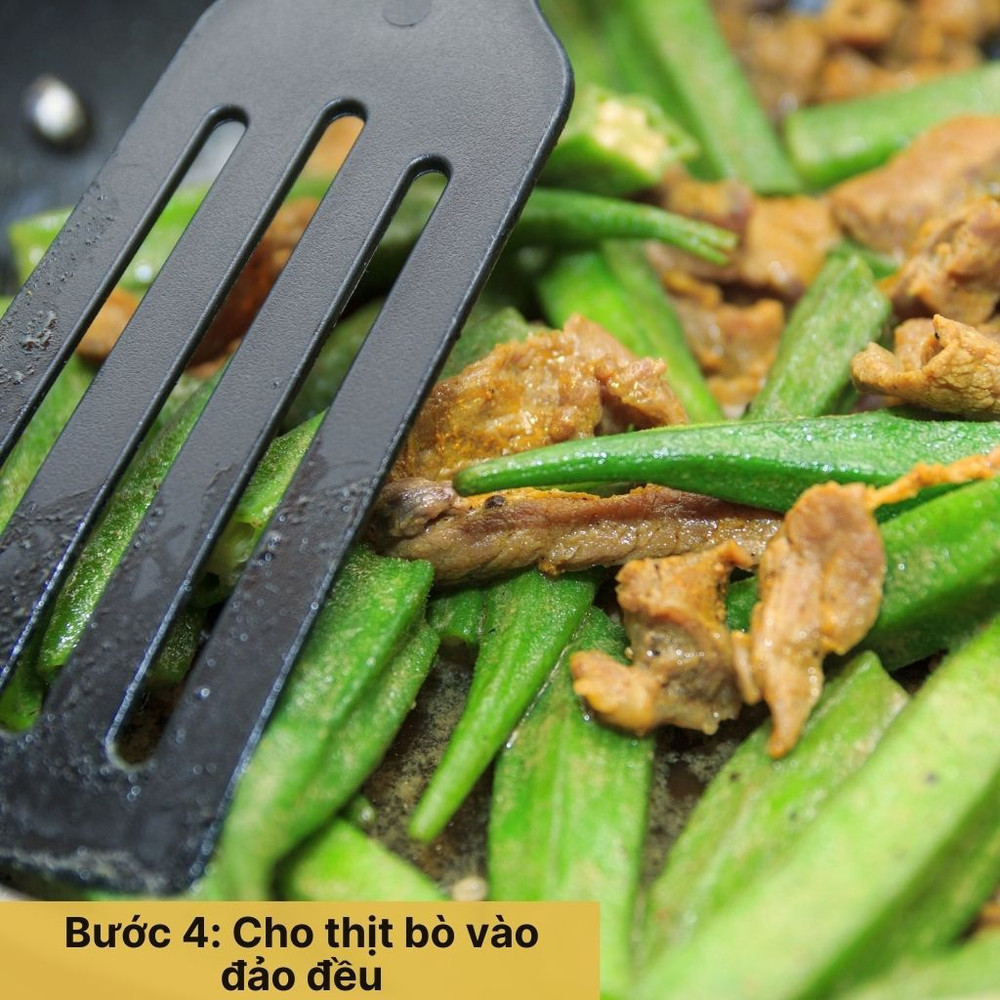 Xào cùng thịt bò