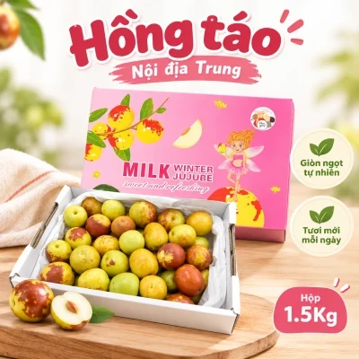 Hồng táo nội địa Trung hộp 1.5Kg