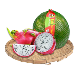 Combo bưởi da xanh + thanh long ruột trắng (1 Combo)