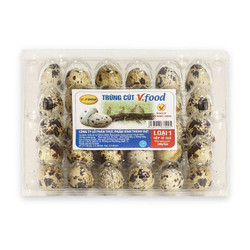 Trứng cút Vfoods hộp 30 quả 10g±2g