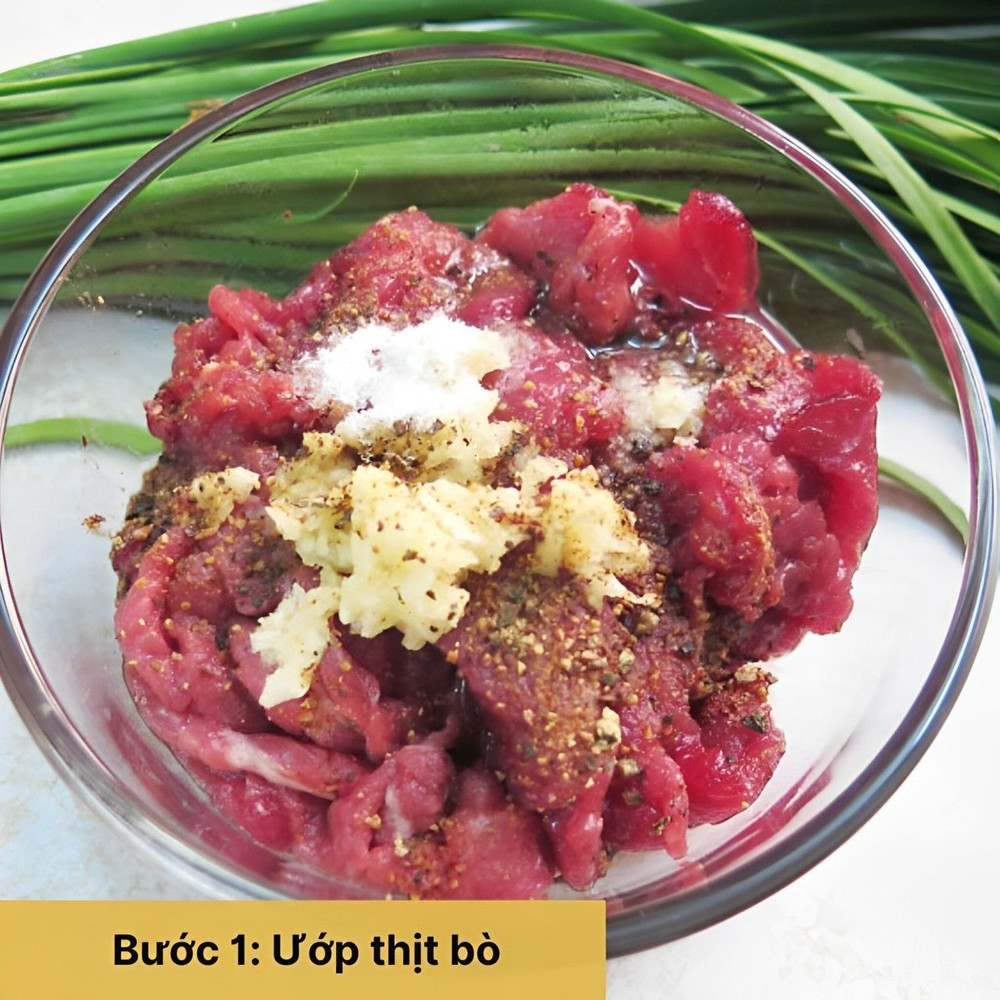 Ướp thịt bò