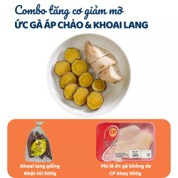 Combo 500g khoai lang và 500g ức gà