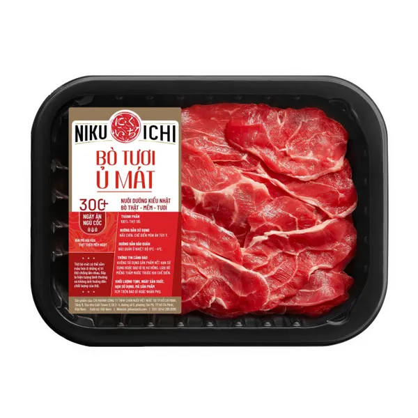 Bắp bò thái lát Niku-Ichi khay 200g