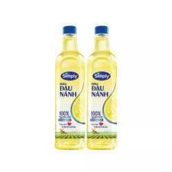 Combo 2 chai dầu đậu nành Simply 1L