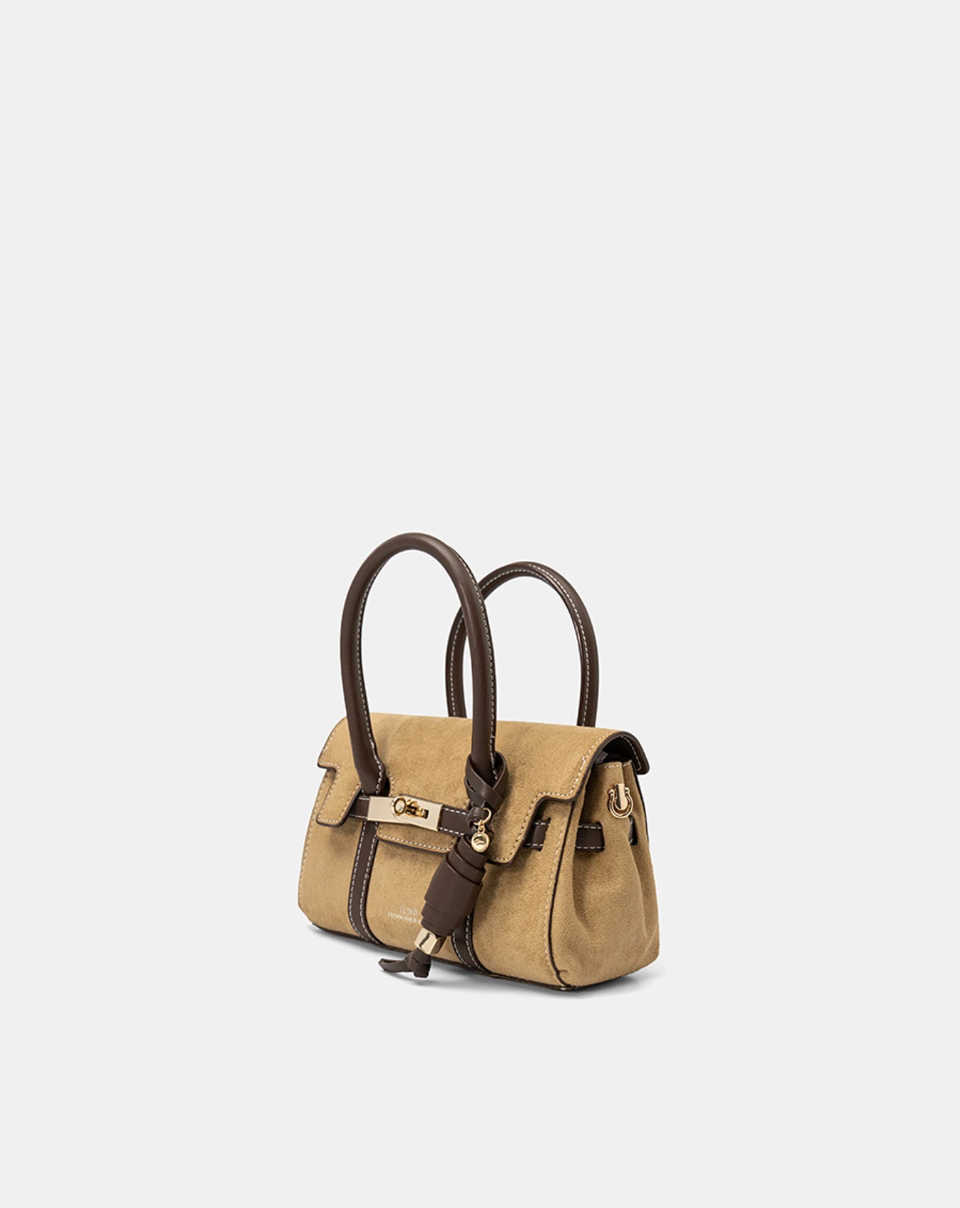 Túi Xách Nhỏ Croissant Satchel Bag With Belt Detail - Image 2