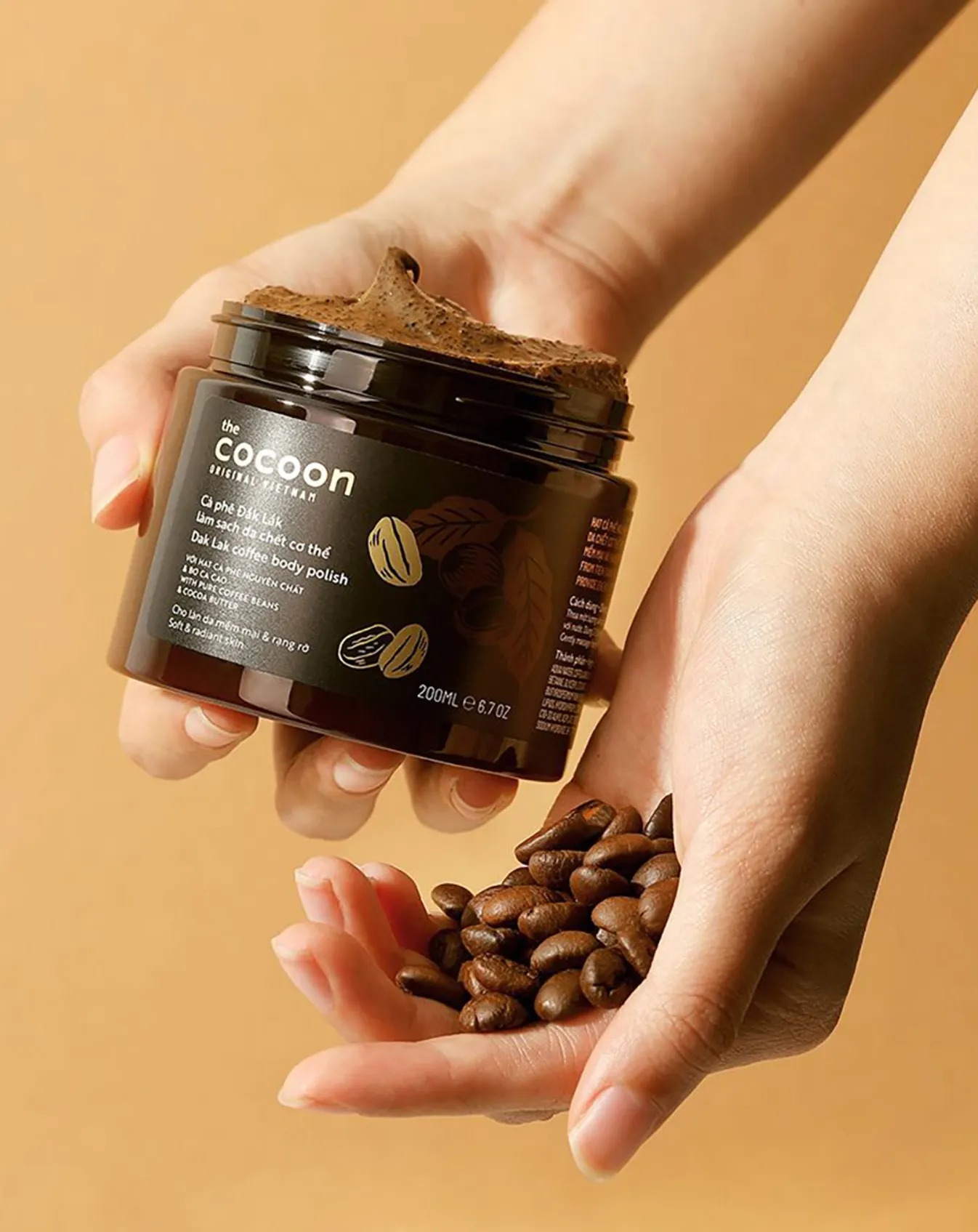 Cà Phê Đắk Lắk Cocoon Làm Sạch Da Chết Cơ Thể 200ml - Image 2