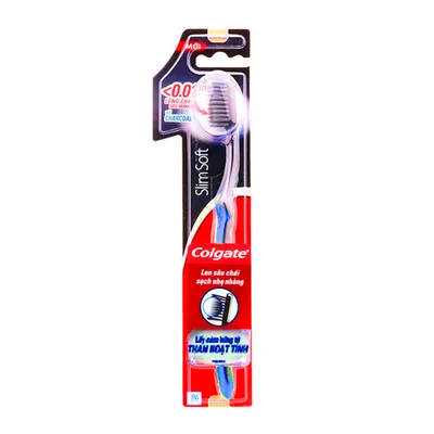 Bàn chải đánh răng Colgate SlimSoft Charcoal siêu mềm