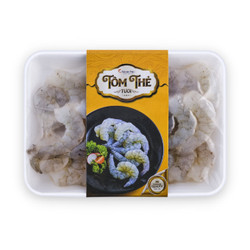 Tôm thẻ lấy chỉ tươi size 31 - 40 Minh Phú khay 300g