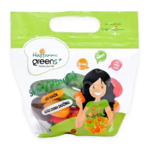 Snack rau củ hỗn hợp Hasfarm túi 200g