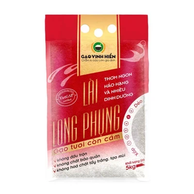 Gạo ST21 lài Long Phụng Vinh Hiển túi 5kg