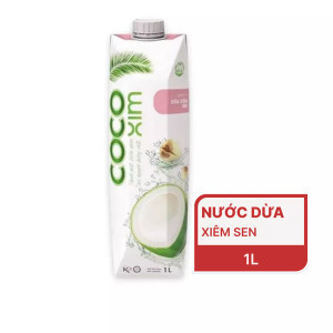 Nước dừa xiêm sen Cocoxim 1l (1 hộp)