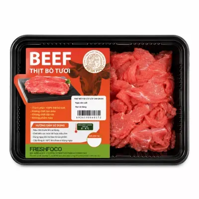 Bò tái cắt Freshfoco khay 250g