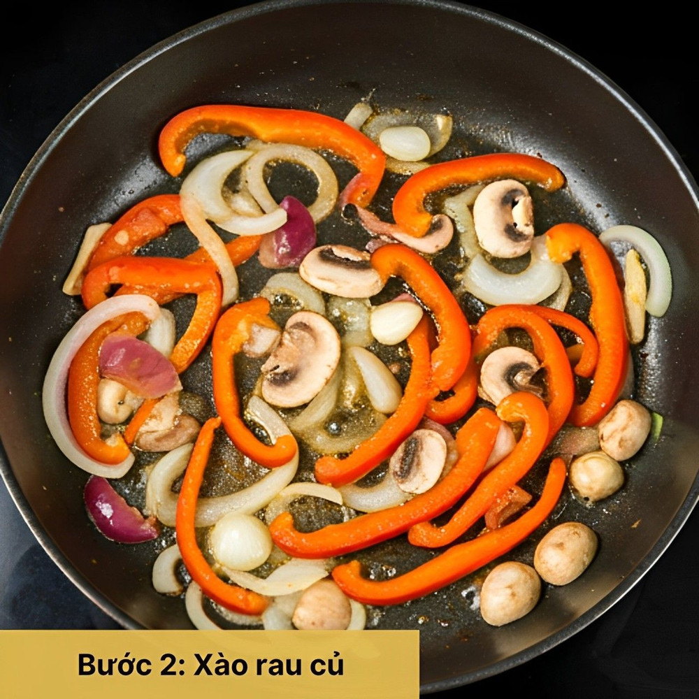 Xào rau củ