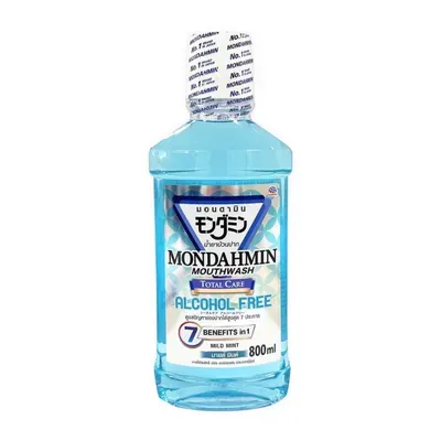 Nước súc miệng Alcohol Free Mondahmin chai 800ml