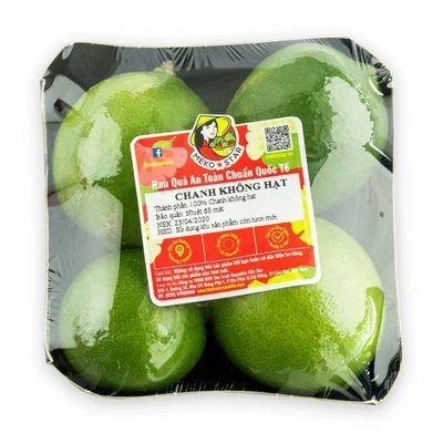 Chanh không hạt Global Gap vỉ 250g