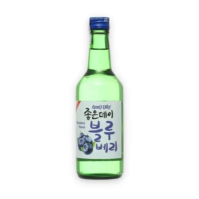Rượu soju Good Day hương việt quất 13.5% chai 360ml