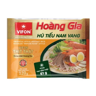 Hủ tiếu Nam Vang Hoàng Gia có thịt thật Vifon gói 120g