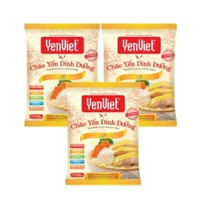 Combo 3 gói cháo yến dinh dưỡng vị gà Yến Việt 50g