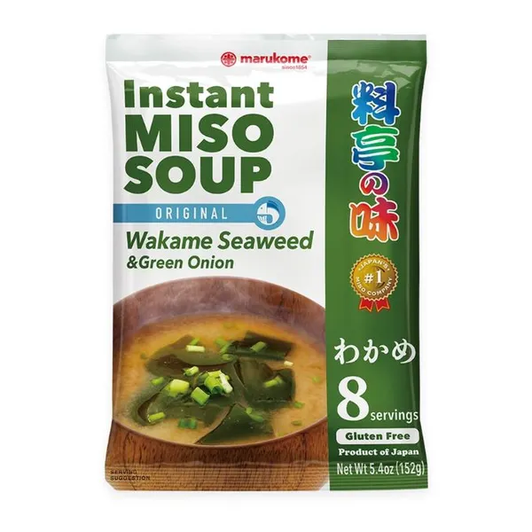 Soup rong biển wakame 8 phần ăn Marukome gói 152g