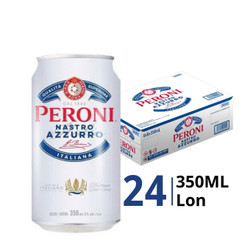 Thùng bia Peroni Nastro Azzurro Peroni lon 350ml (24 Lon)