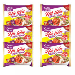 Combo 6 Hủ tiếu nam vang Cung Đình gói 85g (6 Gói)