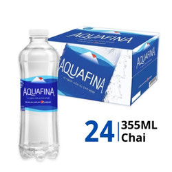 Thùng nước uống tinh khiết Aquafina 355ml (24 chai)
