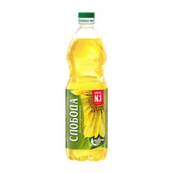 Dầu hướng dương tự nhiên Sloboda chai 1L (1 Chai)
