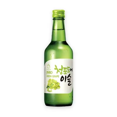 Rượu soju nho Green Grape 13% Jinro chai 360ml