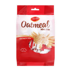 Bánh yến mạch Oatmeal sữa Richy gói 206g (1 Gói)