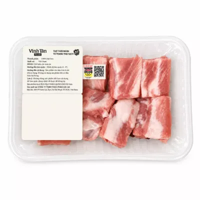 Sườn non heo Vĩnh Tân khay 200g