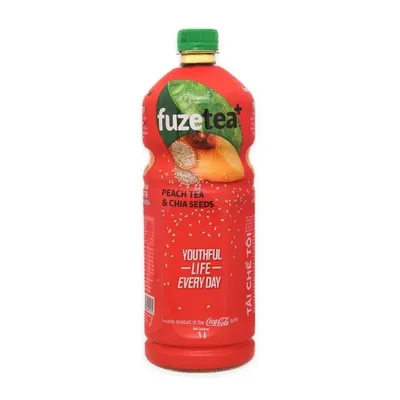 Thực phẩm bổ sung trà đào & hạt chia Fuze tea 1L