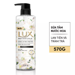 Sữa tắm botanicals lan tiên và tràm trà Lux chai 570g (1 Chai)