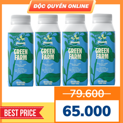 Combo sữa chua uống Green Farm Vinamilk hộp 200ml (4 Hộp)