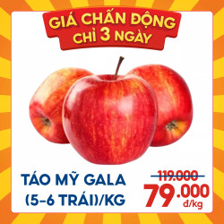 Táo Mỹ Gala size 90-110 (1 Kg)