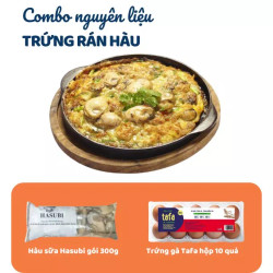 Combo 300g hàu sữa và trứng gà