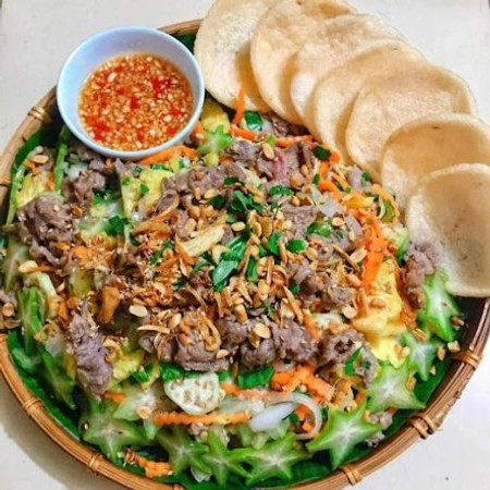 Cách làm gỏi bò bóp thấu tươi ngon đậm đà